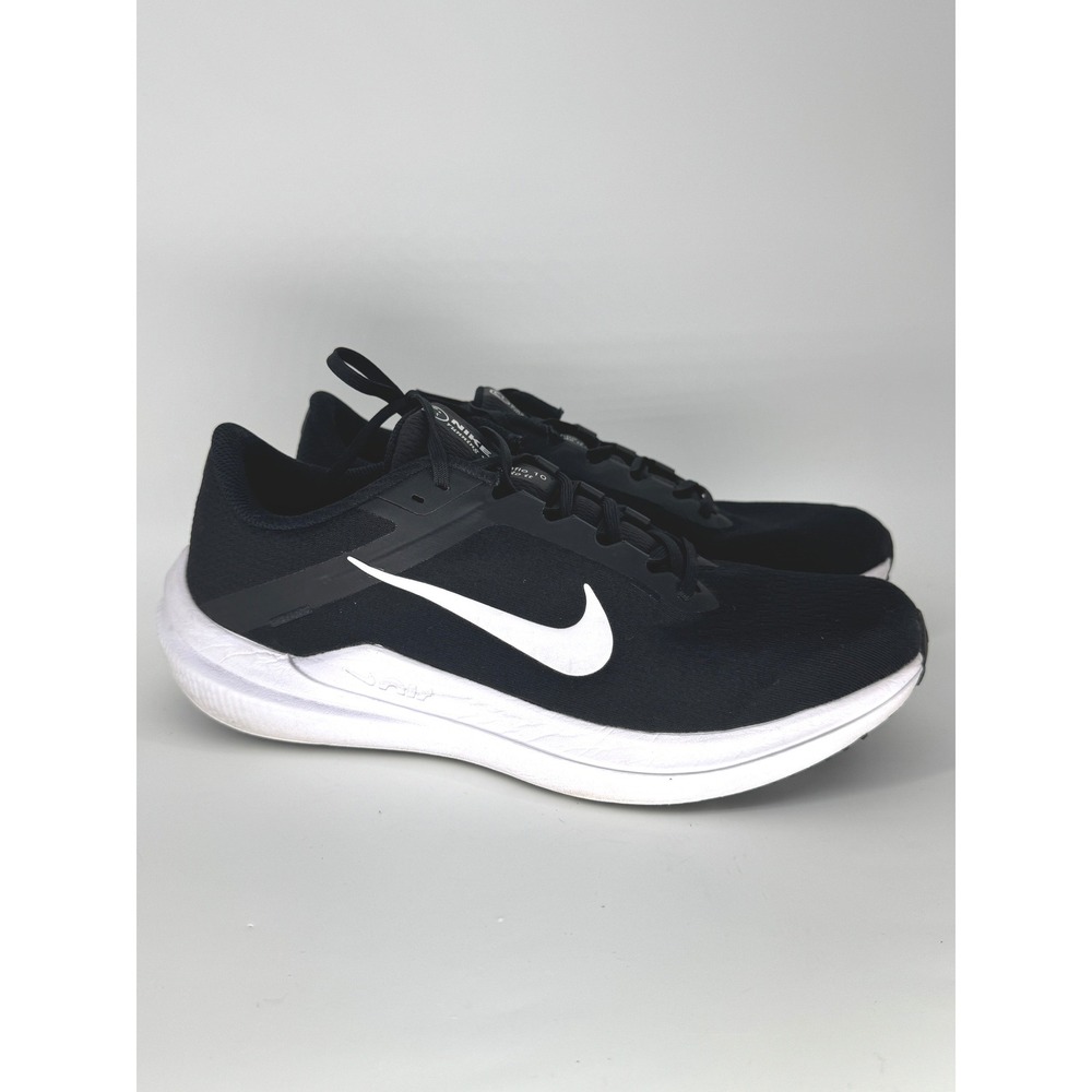 Nike Winflo 10 Running Shoes Mens 10.5 Black White DV4022-003